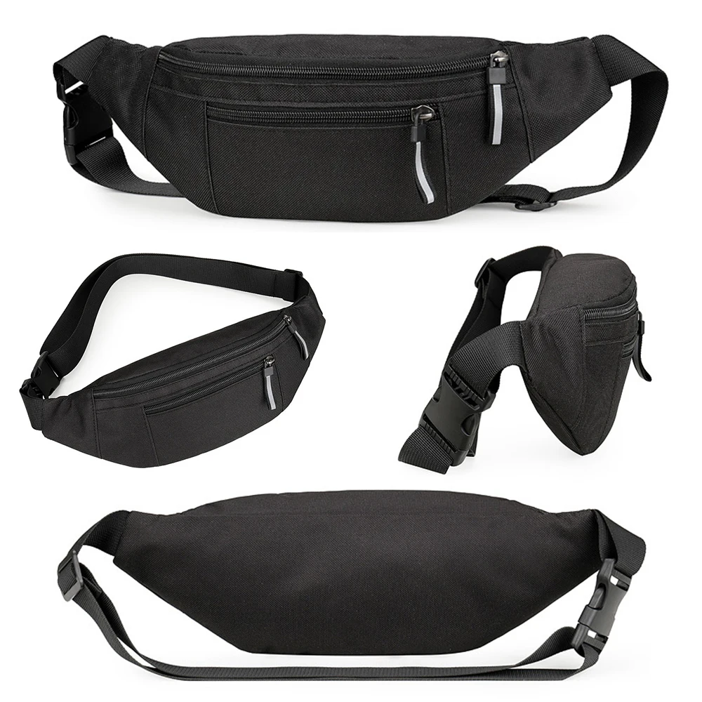 1pcs Unisex Crossbody Waist Bag Pack Belt Bag for Travel Walking Running Hiking Cycling Easy Carry with Phone Compartment