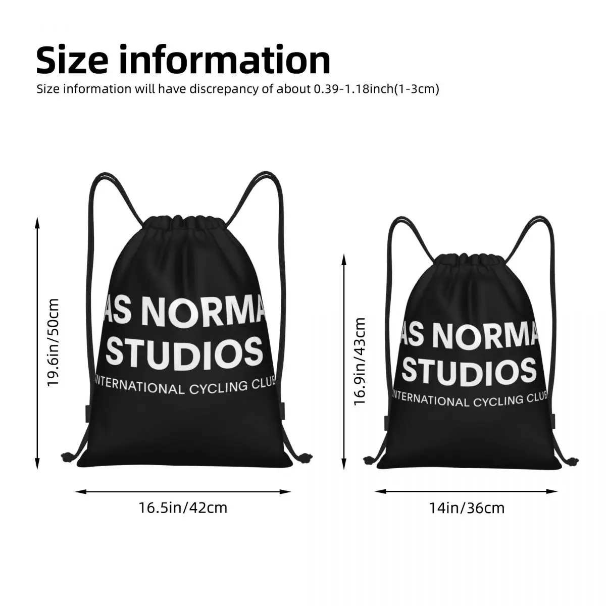 Pas Normal Studios-bolsas con cordón portátiles multifunción, bolsa deportiva para libros