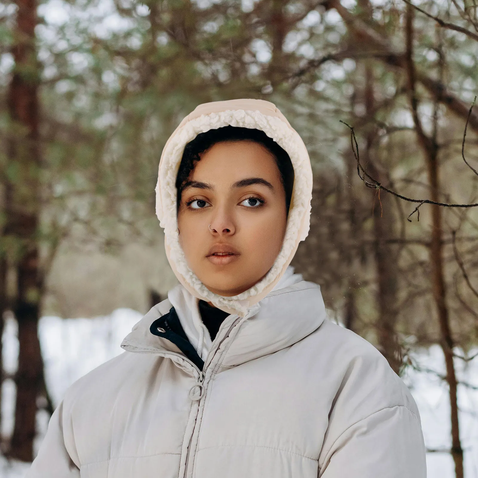 

Thick Cotton Lined Waterproof Ski Hat with Ear Flaps Windproof Thermal Winter Hat for Outdoor Cycling Hiking Skiing Cold Climate