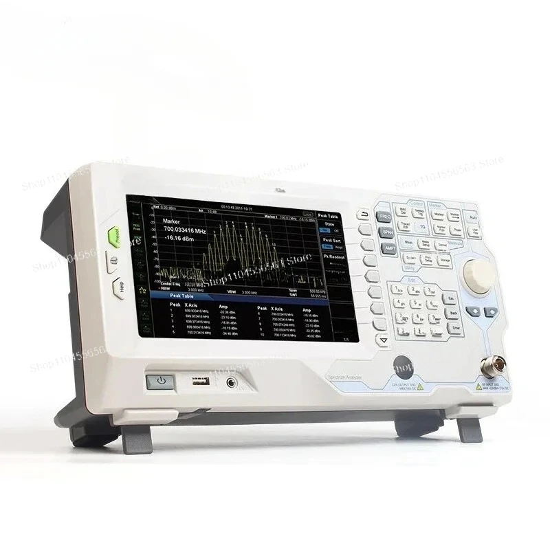 Advanced Spectrum Analyzer 9kHz-3GHz Portable RF Analyzer with Real-time FFT Touch Screen Display