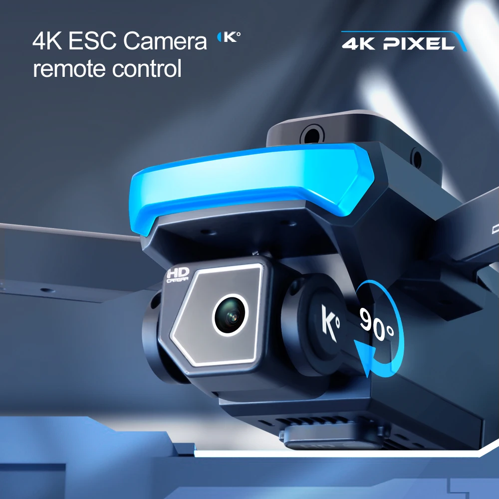 Aerial โดรนถ่ายรูป K ° HD เลนส์4K การถ่ายภาพ Multi-Rotor ลื่นไหลด้วยแสงตำแหน่ง RC Dron ของเล่น quadcopter Drone