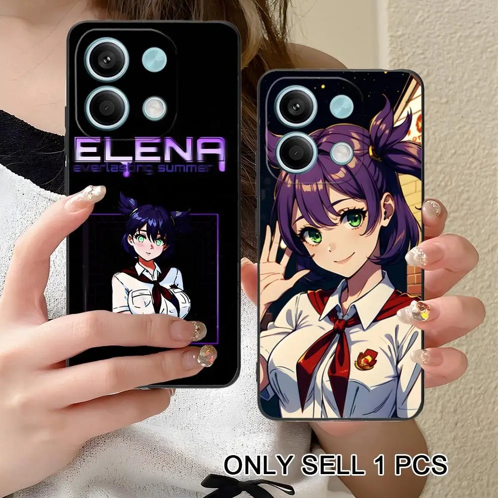 

Everlasting Summer Lena Matte TPU Mobile Phone Case for Xiaomi Redmi 15 14 13 12 A5 3 2 1 C Plus 4G 5G Colorful Printing Cover