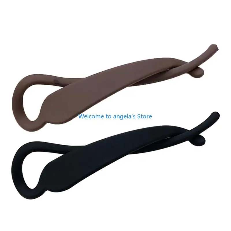 X4YC ที่จับผมแบบเรียบง่ายอินเทรนด์สำหรับผมหางม้า Bun Twist พลาสติก Matte FINISH การออกแบบ Unisex