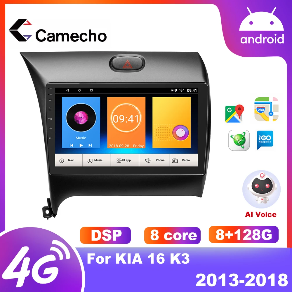 Camecho Car Radio For KIA 16 K3 2013-2018 9