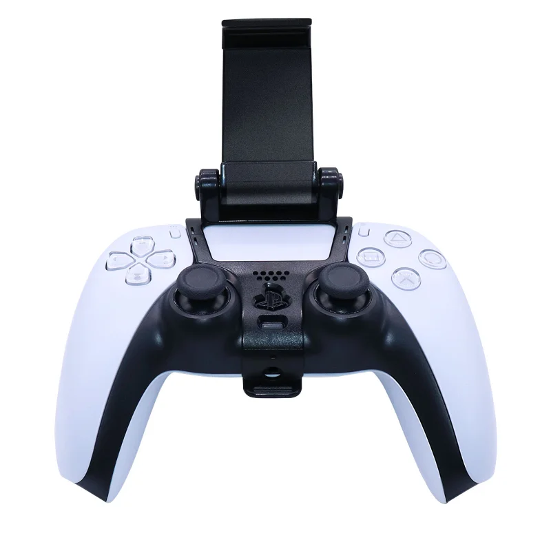 Black Foldable Mobile Phone Stand Clip For PS5 Controller Grip Joystick Holder Adjustable Gamepad Mount Bracket Holders For PS5