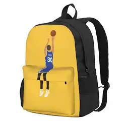 Curry Hot Sale Schoolbag Backpack Fashion Bags Basketball Stephen Player Sports Hoop Golden State Team Shimmy Slam Curry