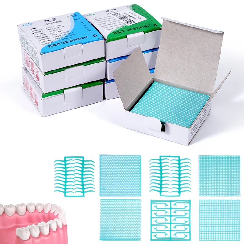1box Dental Casting Wax Mesh Denture Bracket Mesh Wax Removable Partial Denture Molten Dental Consumables