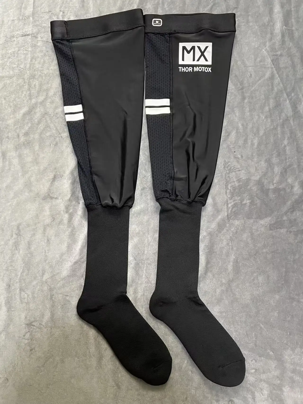 mx riding socks with high elastic band, anti slip off-road motorcycle, breathable, wear-resistant, comfortable long tube socks