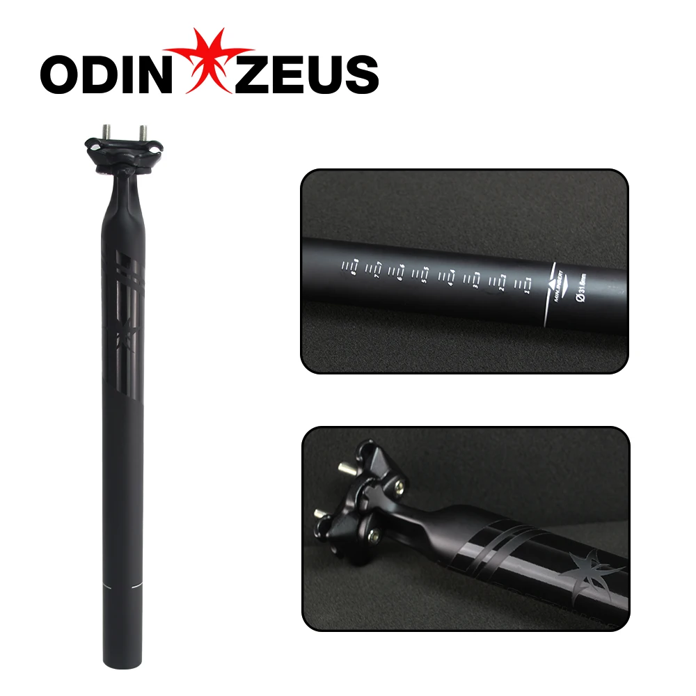 

ODINZEUS - полностью карбоновая подседельная труба, полуматовая и полуглянцевая, диаметр 27,2/30,8/31,6 мм, длина: подседельная труба для велосипеда 350/400 мм.