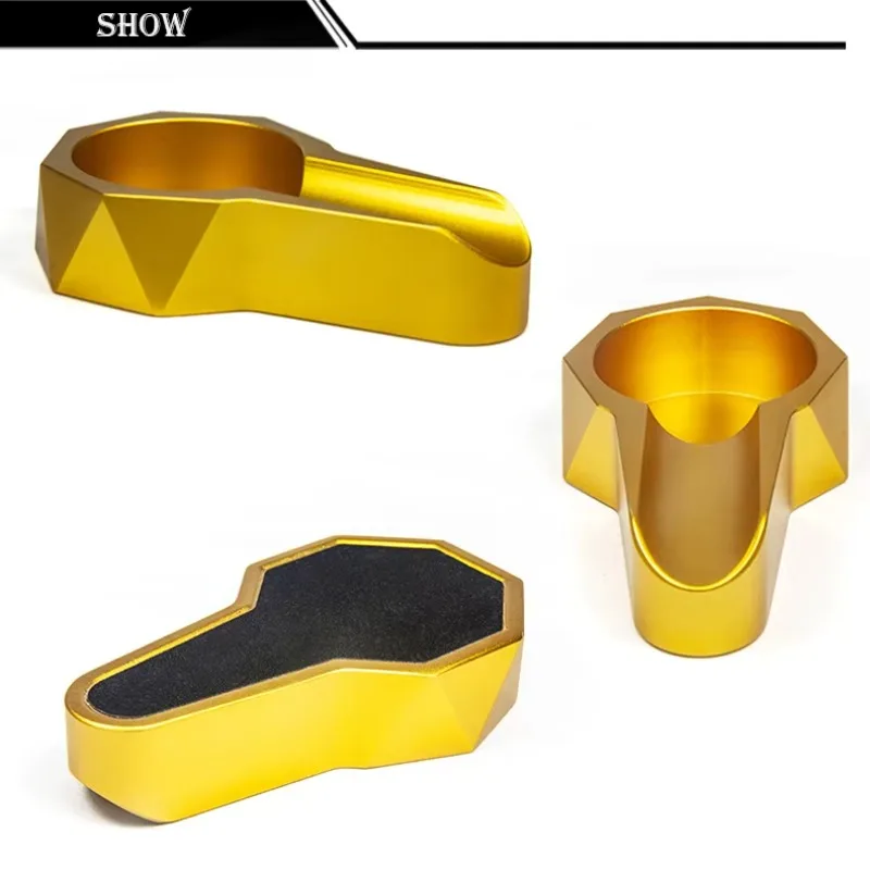 Outdoor Fashion Design High Quality Cigar Ashtray Aluminum Metal Ashtray Smoking Accessories