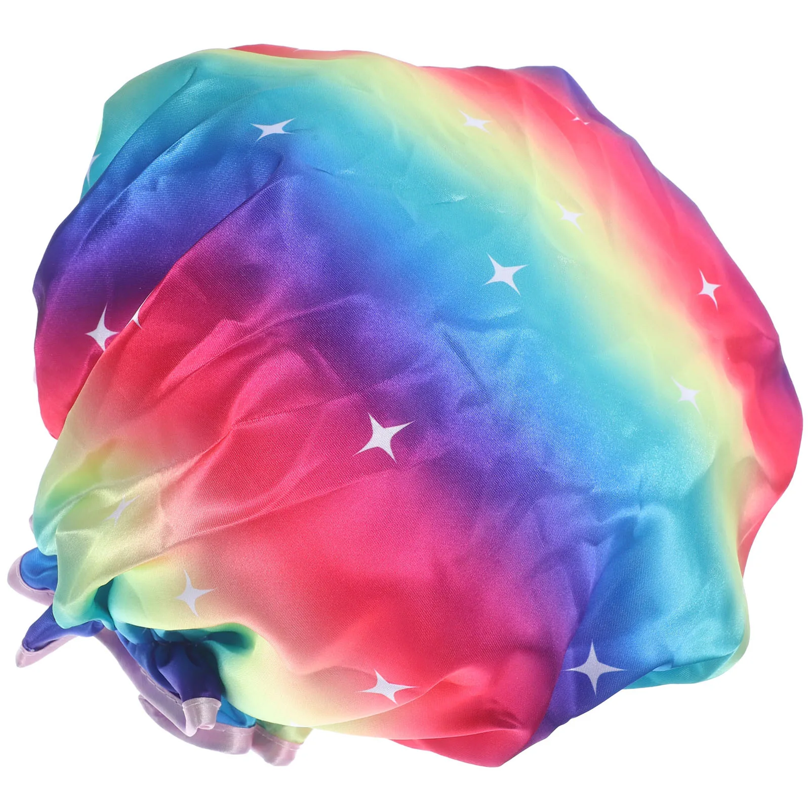 

Waterproof Shower Cap Reusable Bathing Hat for Women Deep Lining Elastic Fit Travel Friendly Lightweight Foldable Hair