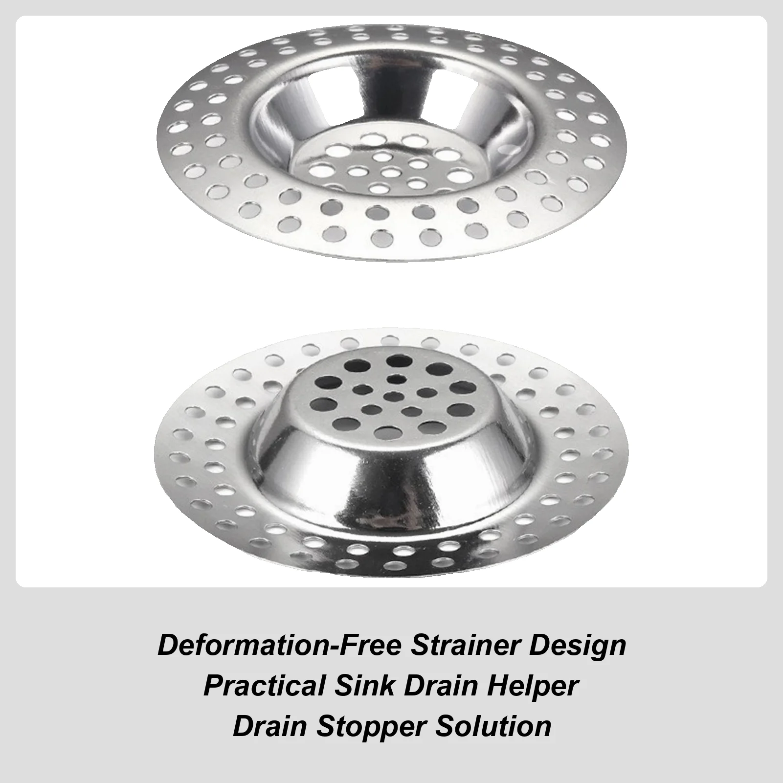 

Kitchen Sink Drain Stopper Rust-Proof Food Catcher Hair Drain Strainer Stopper For Family Friends Home Hotel Restaurant Mall