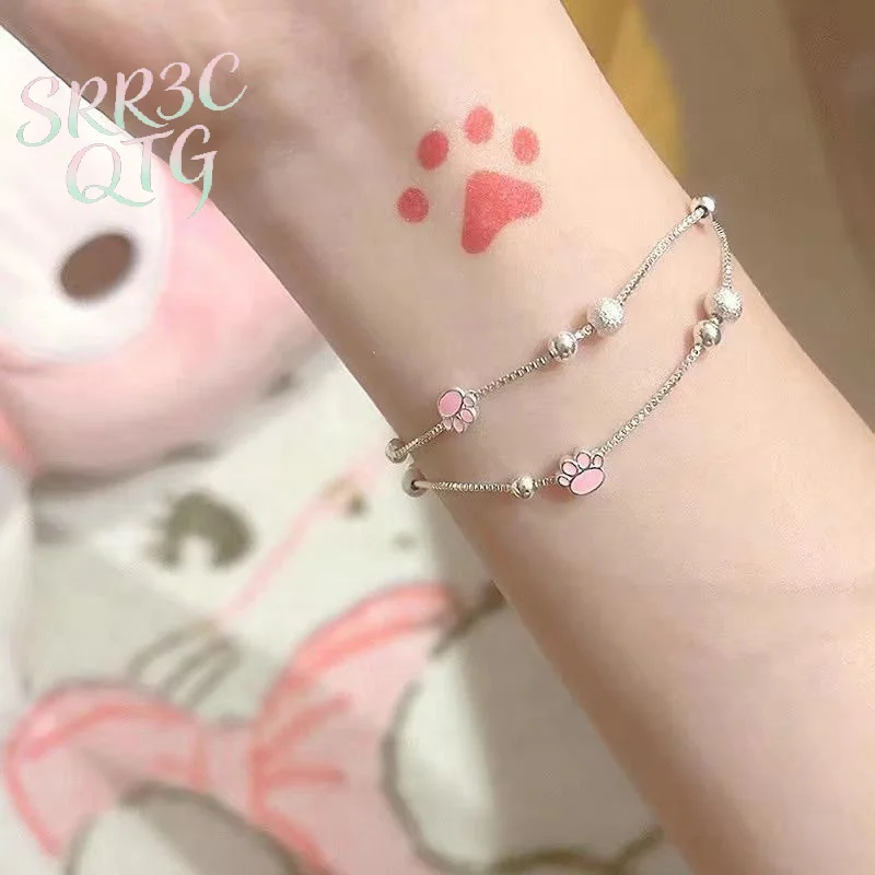 

Animal Footprints Cute Cat Paw Waterproof Temporary Tattoo Men And Women Paw Prints Temporary Tattoo Sticker Sleeve Tattoo