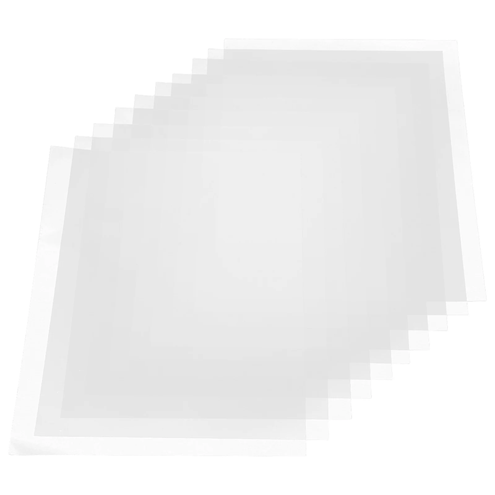 

10 Sheets Transparent Double Sided Tape For Name Badges Mounting Strong Removable Waterproof Adhesive Squares A4 Clear Stickers