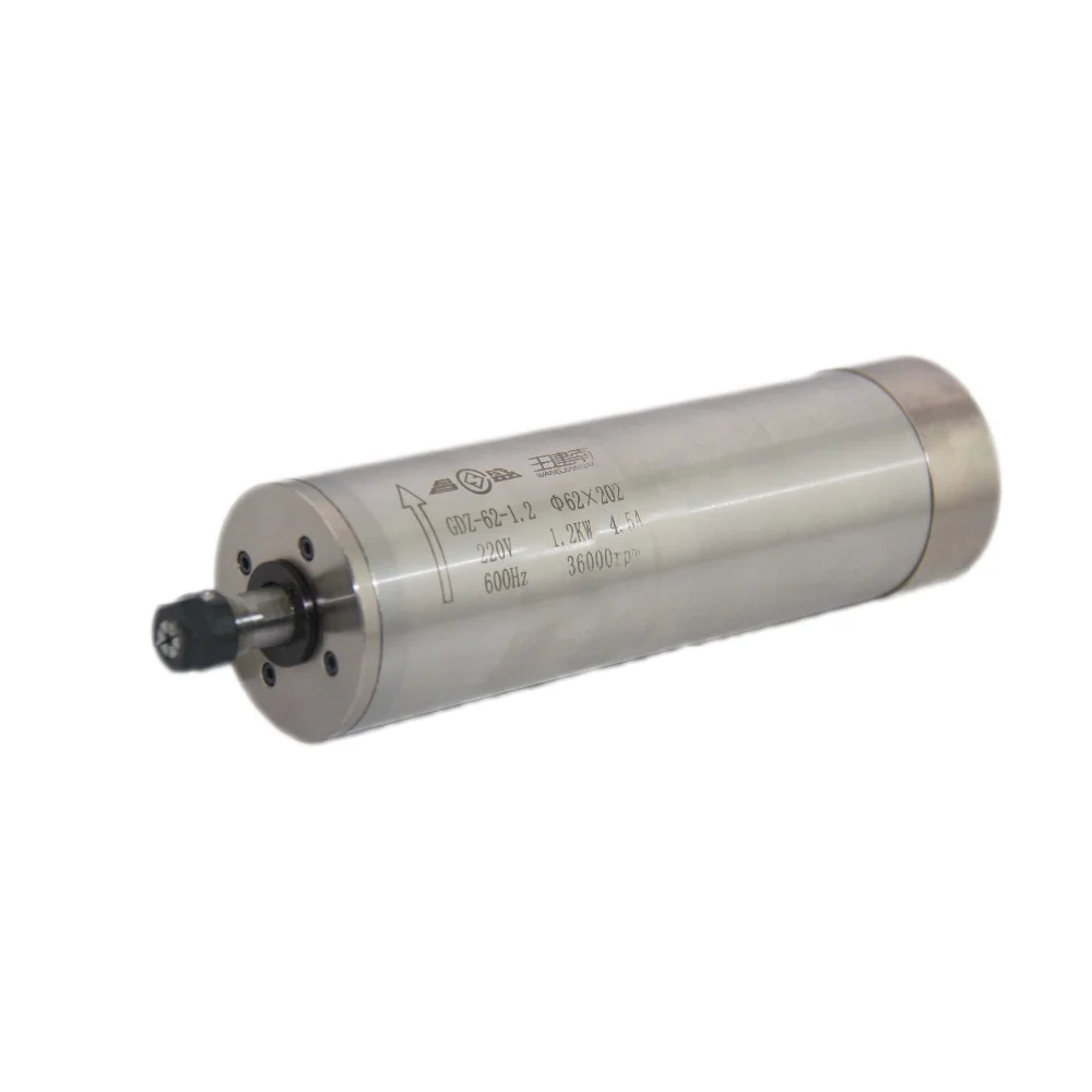 

1.2kw ER11 36000rpm CNC Water Cooling Spindle New For Desktop CNC Metal Engraving Machine Construction Industry
