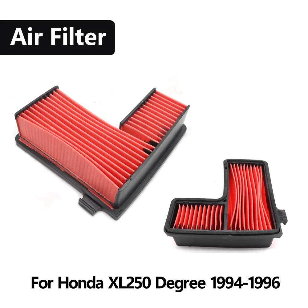 Apto para honda xl 250 XL-250 xl250 graus 1994 1996 1995 filtro de ar do motor da motocicleta mais limpo elemento de filtro de entrada de ar
