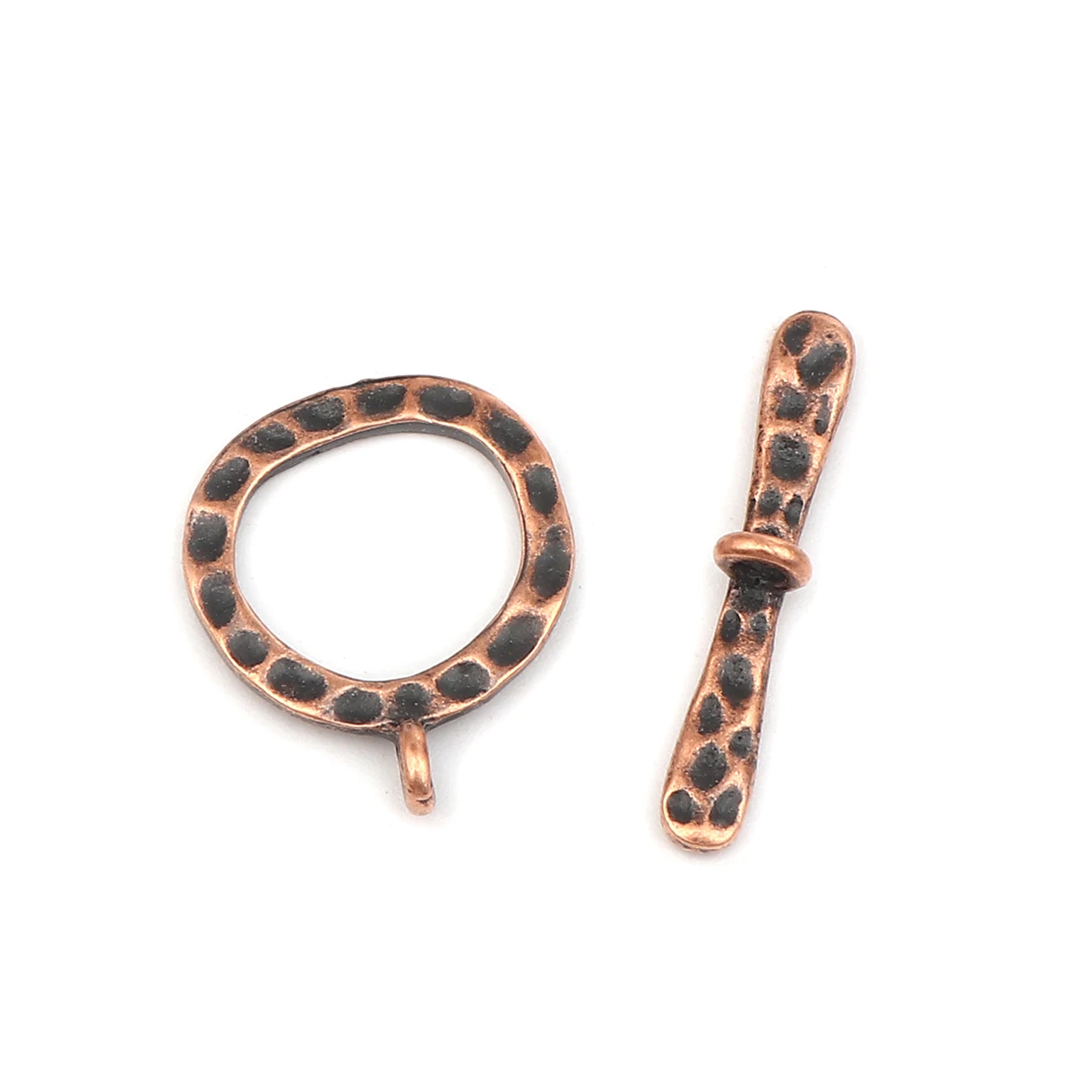 10 Bộ OT Tặng Móc Cài Đầu Kết Nối Vòng Tròn Nhẫn Đồng Giả Cổ Vòng Tròn Nhẫn Tự Làm Thủ Công Làm Vòng Cổ Trang Sức Phát Hiện