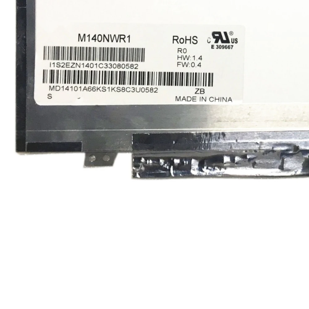 M140NWR1 R0 R1 fit BT140GW03 N140B6-L06 LP140WH2 LTN140AT27 B140XW02 40 pin 14.0 inch matrix laptop lcd screen panel Display