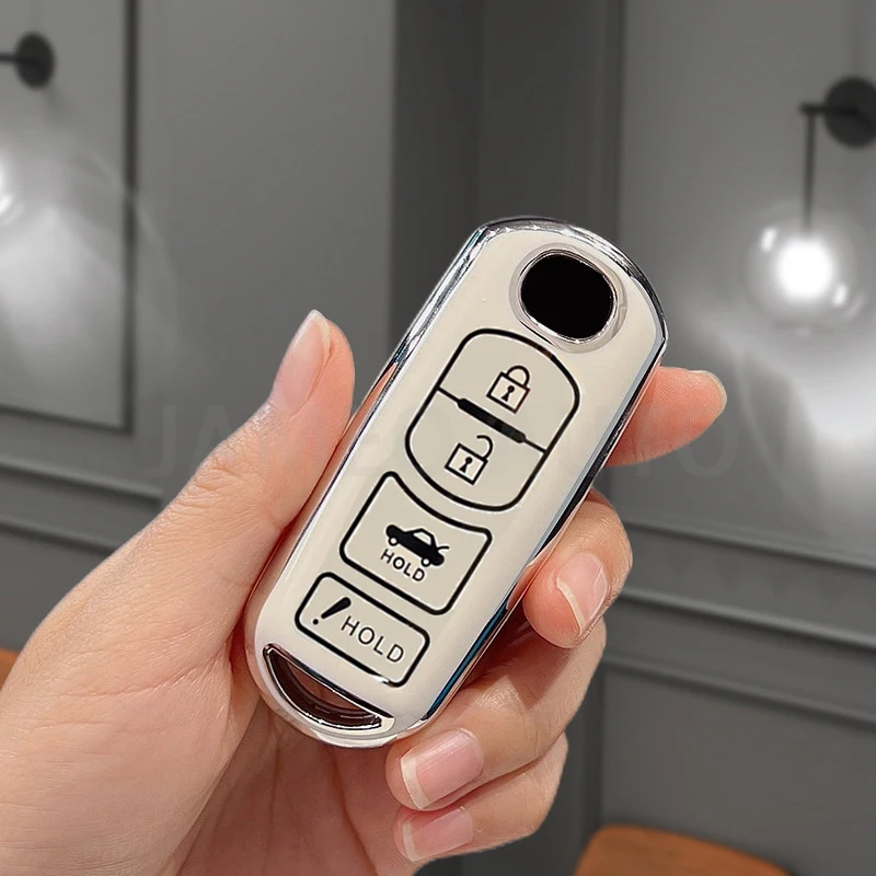 TPU Car Remote Key Case Cover Shell Holder for Mazda 2 3 6 Atenza Axela Demio CX-5 CX5 CX-3 CX7 CX-9 2015 2016 2017 2018 2019 view 5