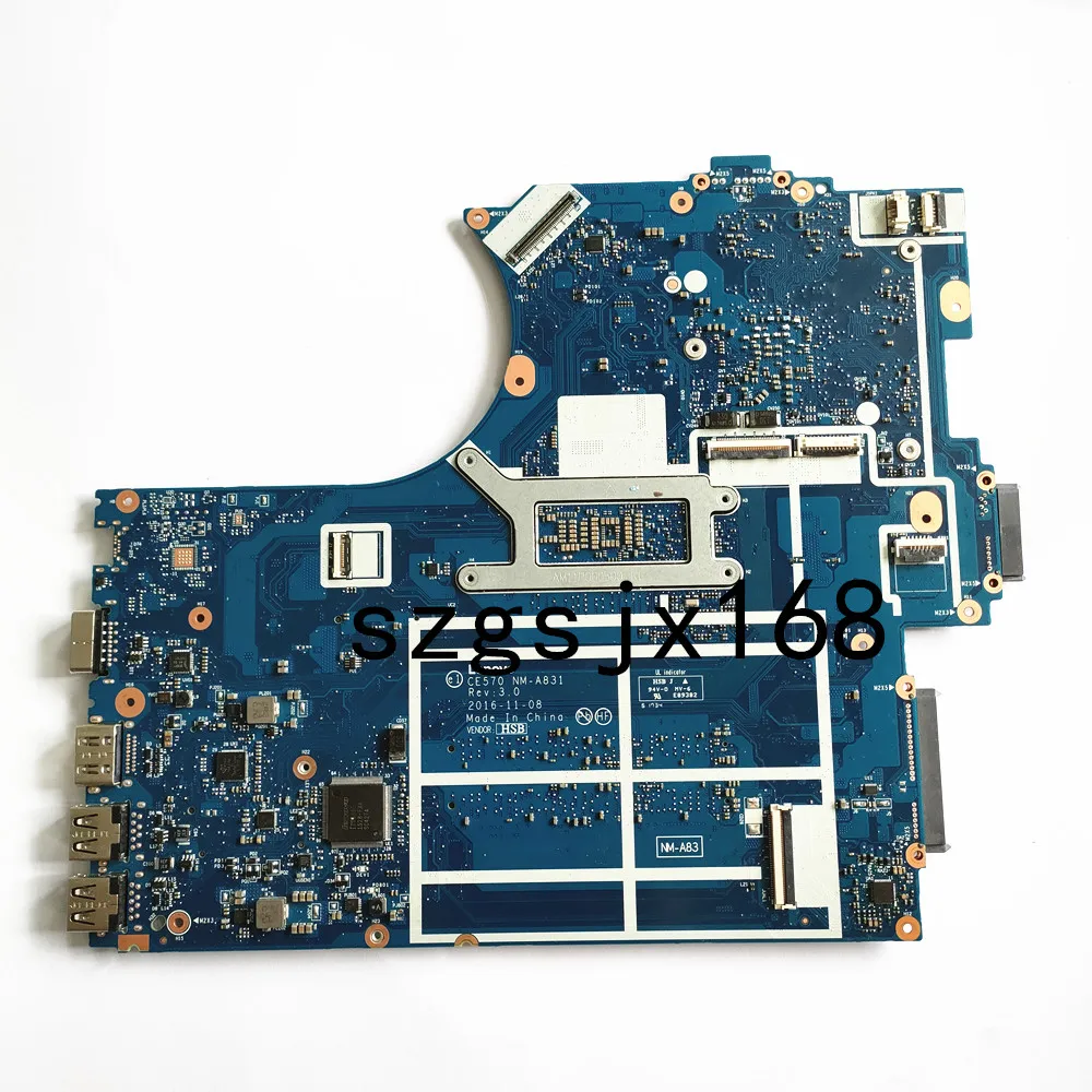 FOR  Lenovo ThinkPad E570 E570C notebook motherboard CE570 NM-A831  i5-7200 CPU , GTX950M 2G DDR4 FRU 01EP399  100% test work