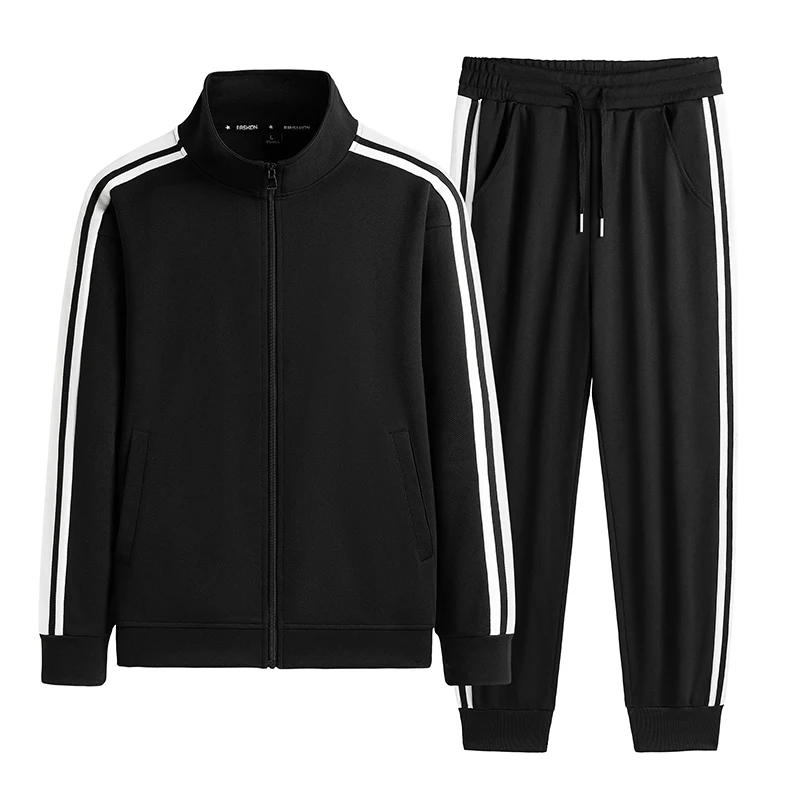 Sports suit men\'s spring and autumn Korean sportswear trendy handsome casual 2021 new sweatshirt two-piece set