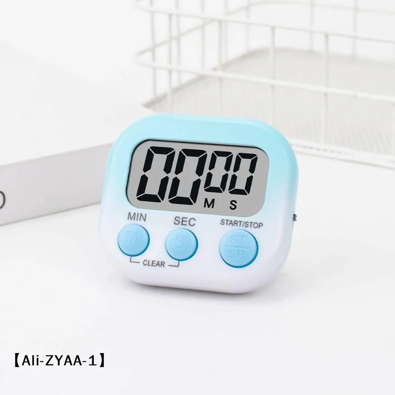 【A】Electronic Kitchen Cooking Baking Timer Kids Time Manager Alarm Clock Magnetic LCD Digital Count Down Up Study Stopwatch