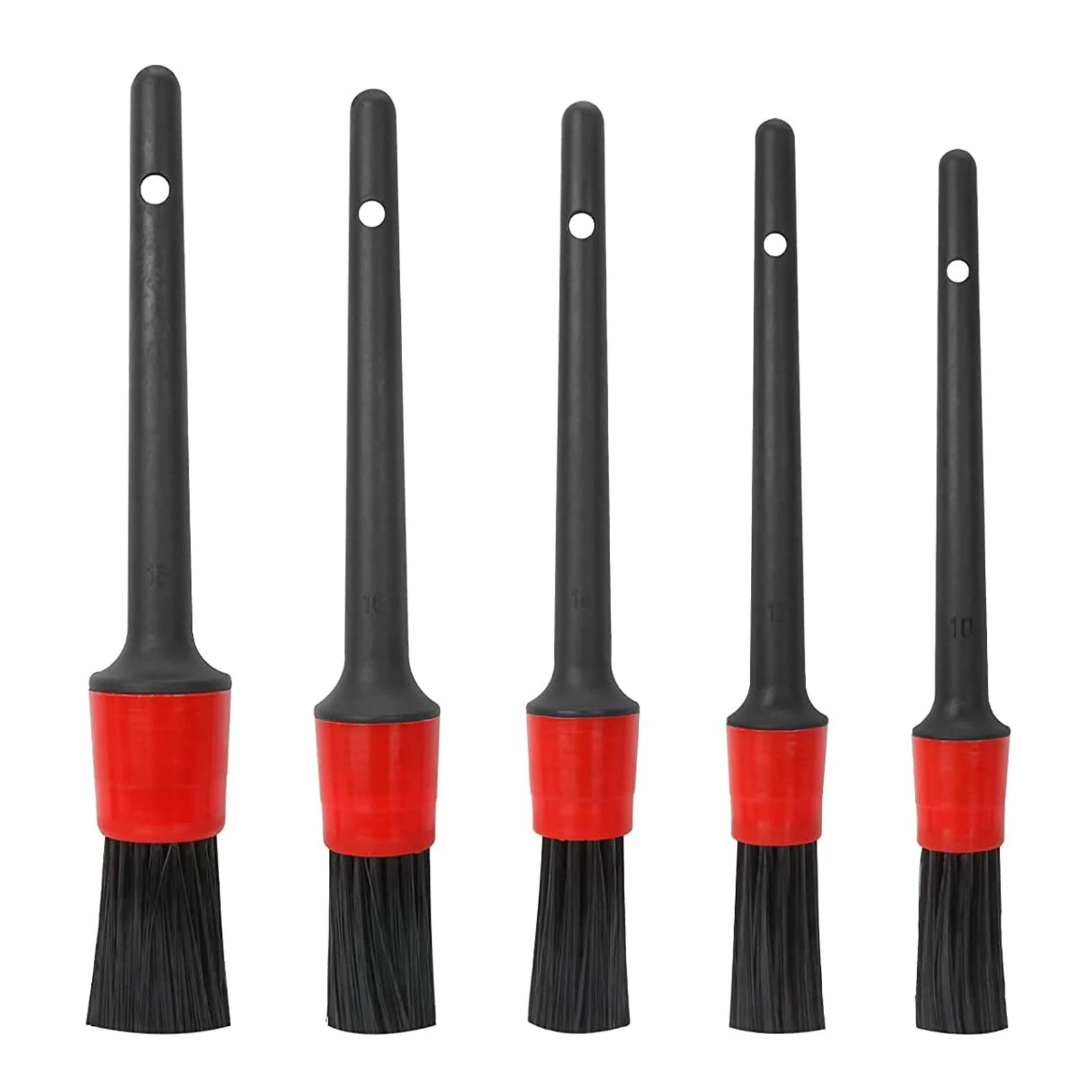 

Detail Brush ( 5), Auto Detailing Brush Set Perfect for Car Motorcycle Automotive Cleaning Wheels, Dashboard, Interior,