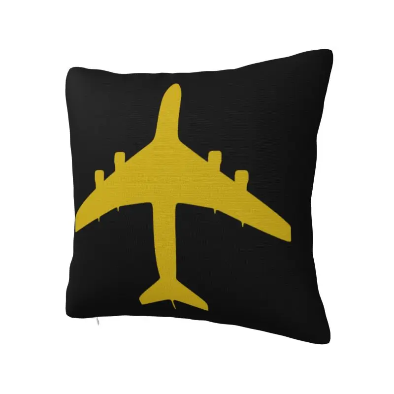 Classic Airplane Pillow Case 45x45cm for Sofa Flight Pilot Aviation Aviator Nordic Cushion Cover Car Pillowcase