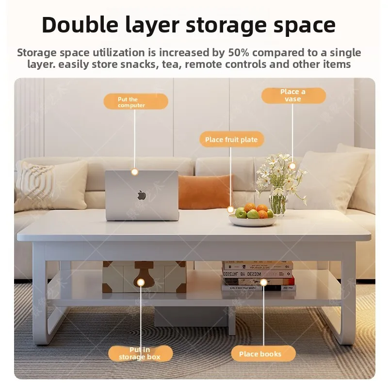 

Stable Coffee table living room small apartment sofa next to a few balconies tea table small tea table rectangular low table