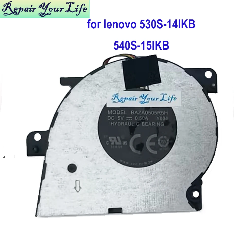 

New Laptop GPU Cooling Fan VGA Cooler For Lenovo Ideapad 530S-14ARR 530S-14IKB 530S-15IKB 530S-14 5F10R11878 BAZA0505R5H Y004