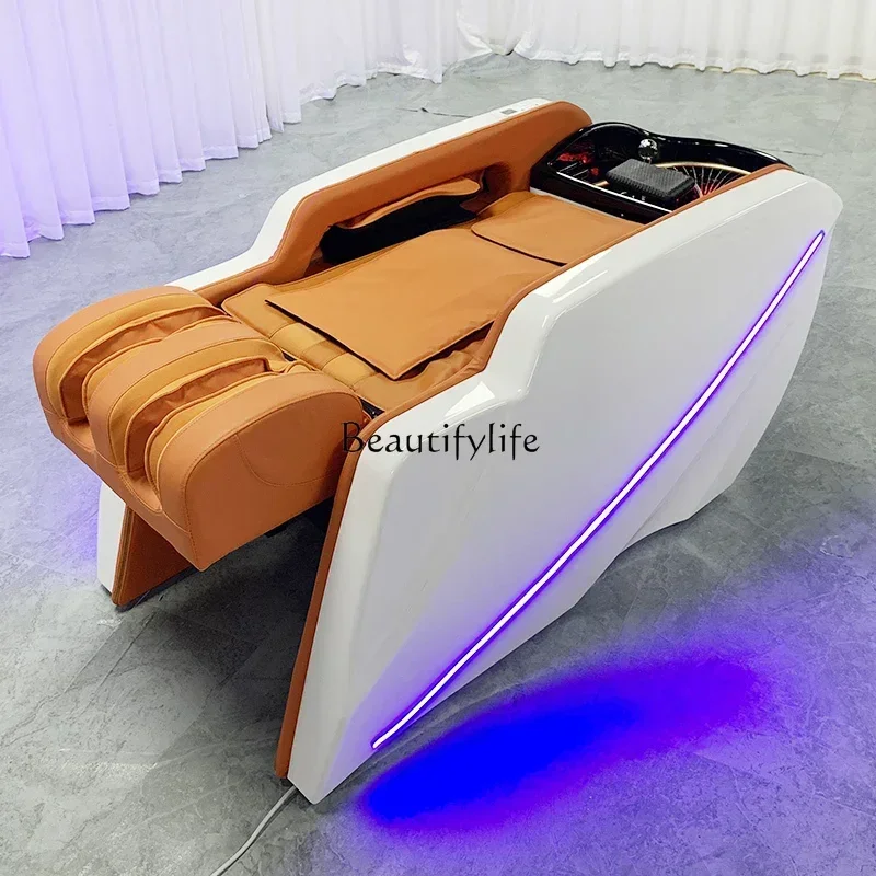 Water Circulation Automatic Massage Shampoo Bed Intelligent Heating Massage Shampoo Bed