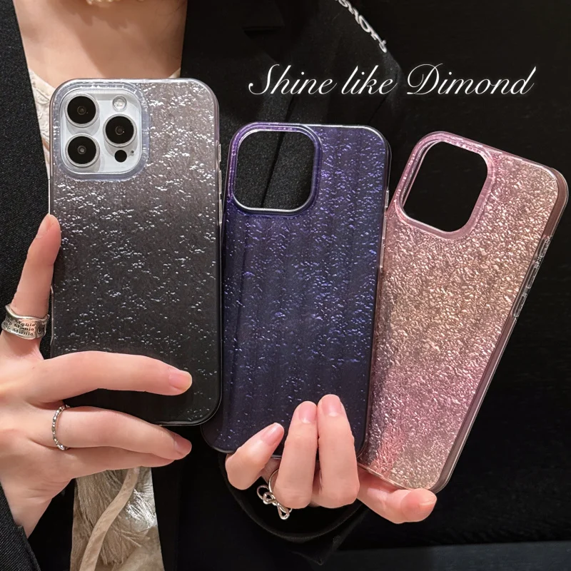 

Shiny Diamond Phone Case for iPhone 11 12 13 14 15 16 Pro Max Plus, Glittery, Stylish, Soft TPU, Durable Protection