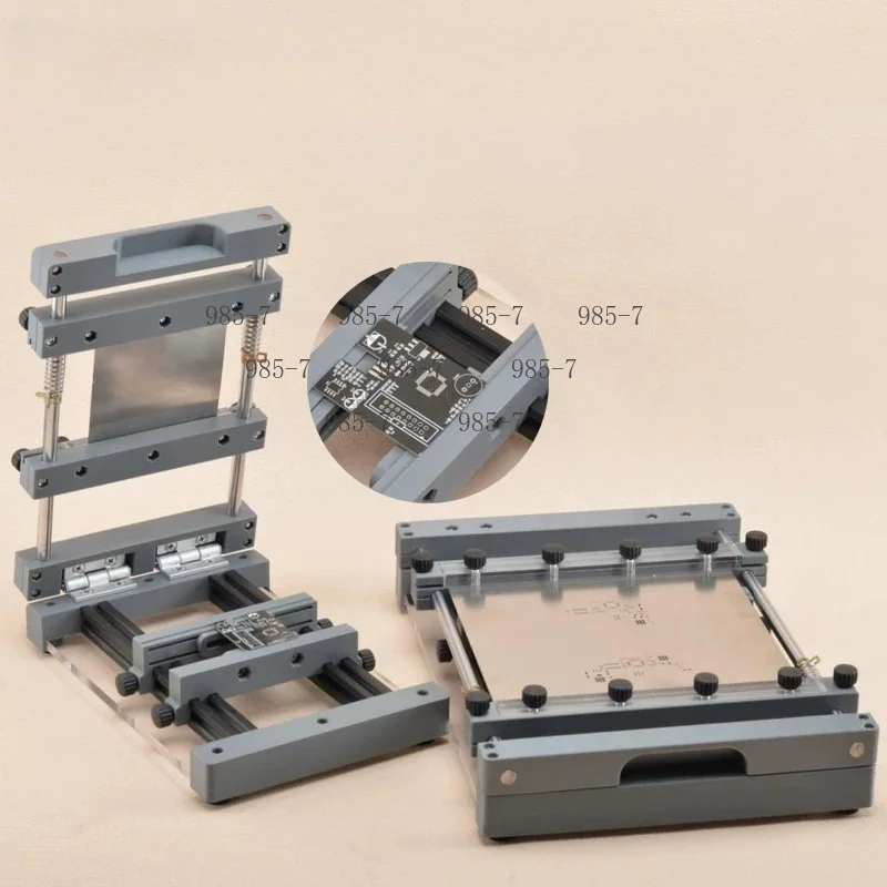 PCB Stencil Solder Paste SMT Micro Printing Workbench Manual Desktop Precision Screen Printing Machine