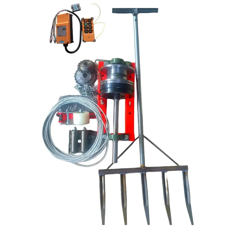 Electric Fork Set, Corn Thresher Single Fork, 12-Volt Universal Grain Unloader, Electric Small Agricultural Machinery