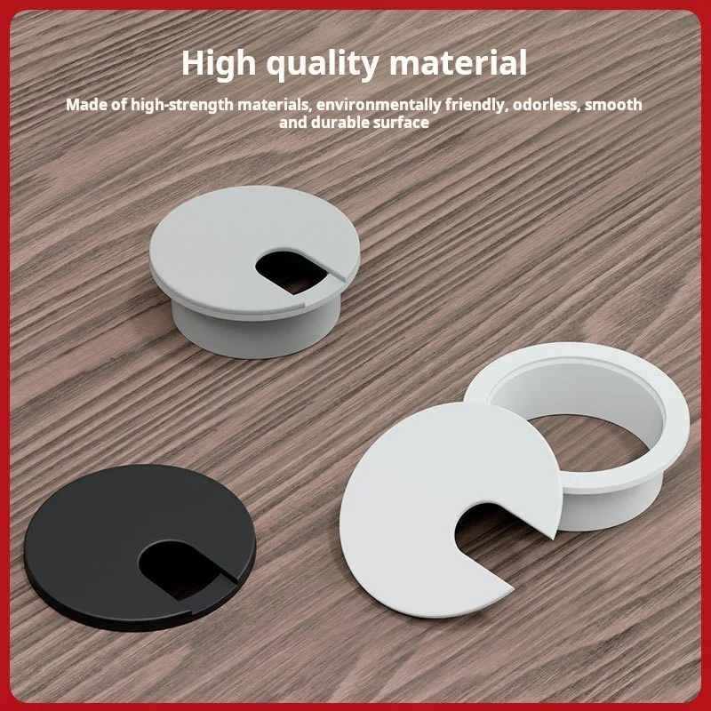 Plastic Desk Wiring Box Hole Cover