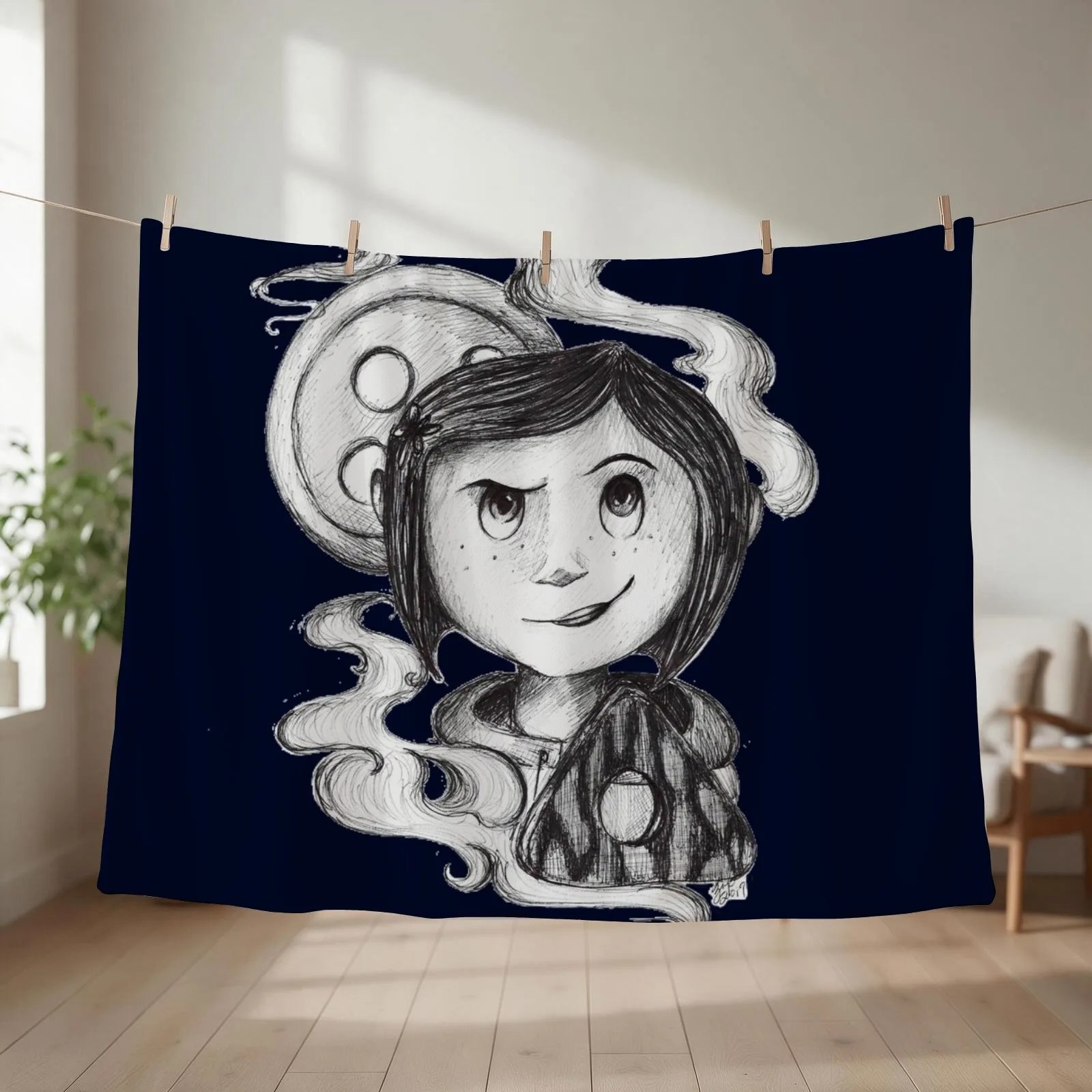 Clever Girl Throw Blanket couch cozy soft plush fuzzy picnic outdoor blanket