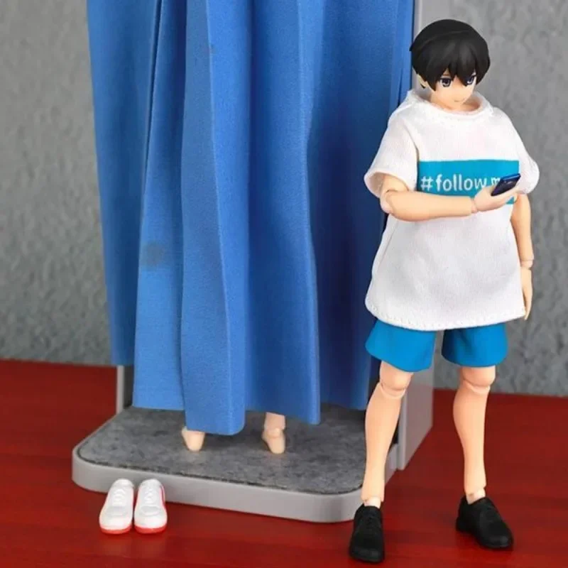 Gashapon لعبة الكبسولات BJD عمل الشكل إكسسوارات دمي صغيرة 1/12 الملابس تي شيرت لتقوم بها بنفسك SHF الشكل أجزاء الملابس