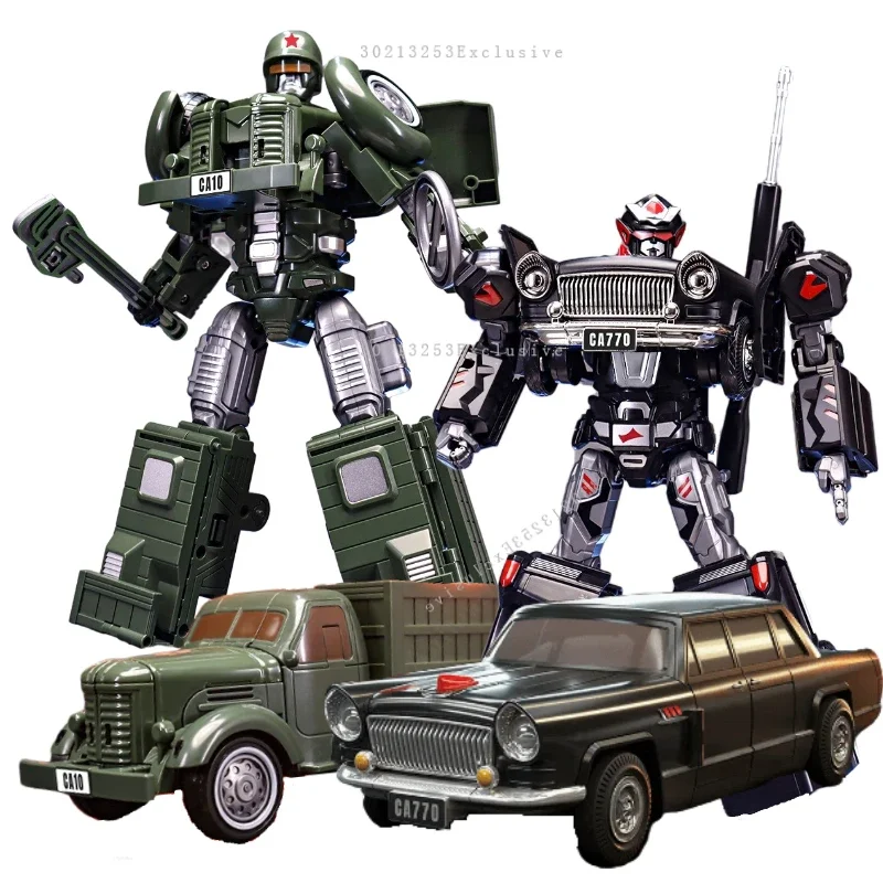 

Игрушка-трансформер Li Jiang Bian Xing Hong Qi CA770 Jiefang CA10 9 дюймов 23 см, фигурки героев, игрушки, подарок для детей от 4 лет и старше