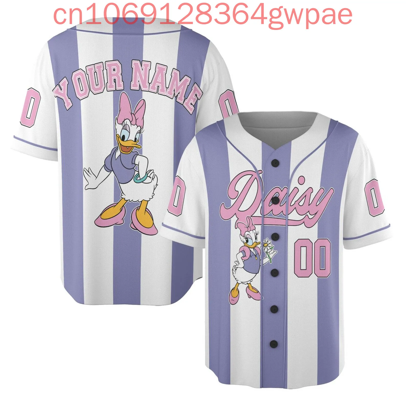 

Бейсбольный трикотаж с 3D принтом Disney Duck, летние мужские и женские повседневные топы, детский бейсбольный трикотаж, модная рубашка с коротким рукавом