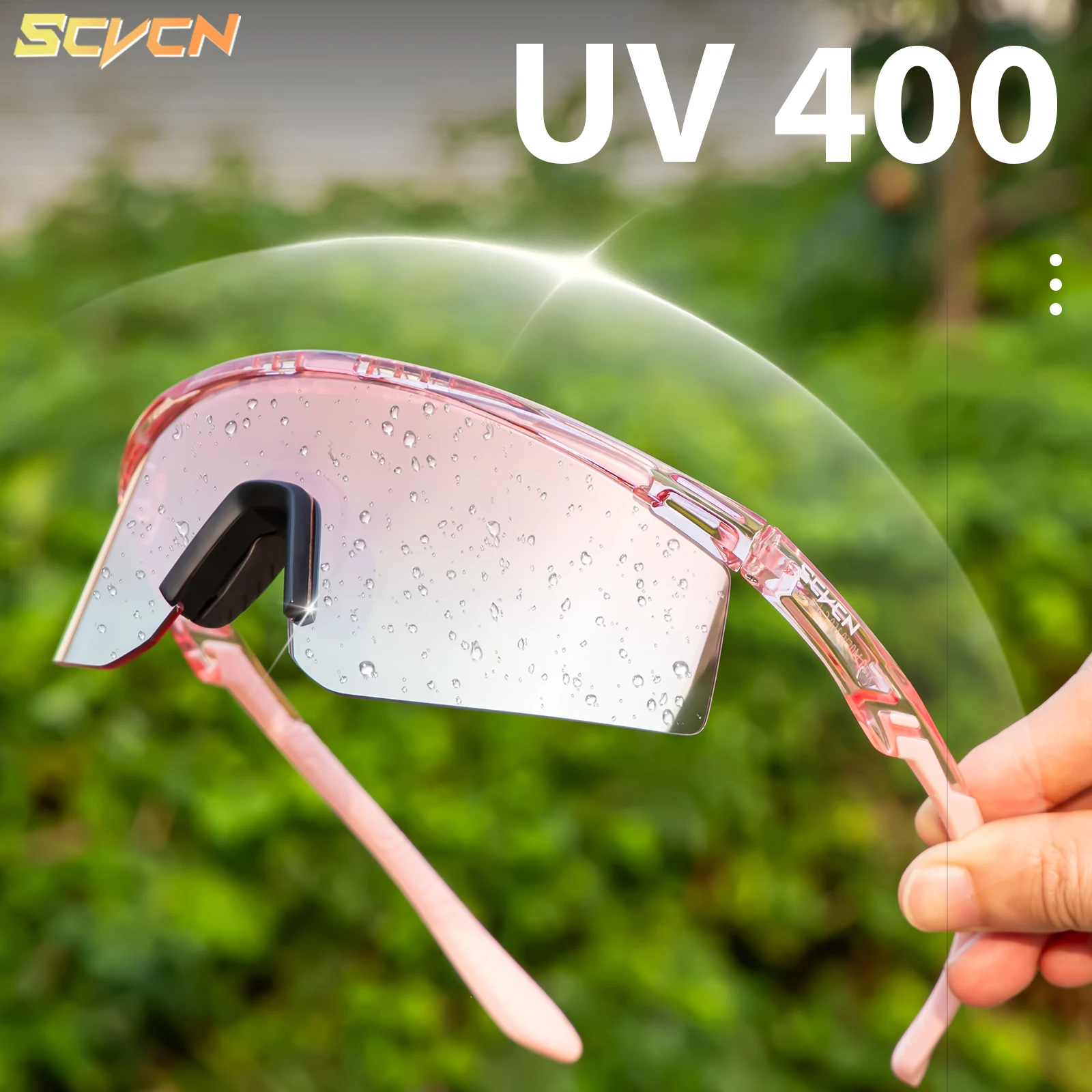 

SCVCN Outdoor UV400 Sports Eyewear Bike Gradient Lens Cycling Glasses Camping Golf Sunglasses Bicycle Goggles Travel Accessories