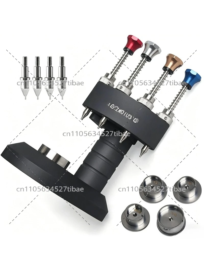 4 Automatic Steel Spring Pressing Runner Needle Fitting Tool For Watchmakers Precise Watch Hands Installing Tool