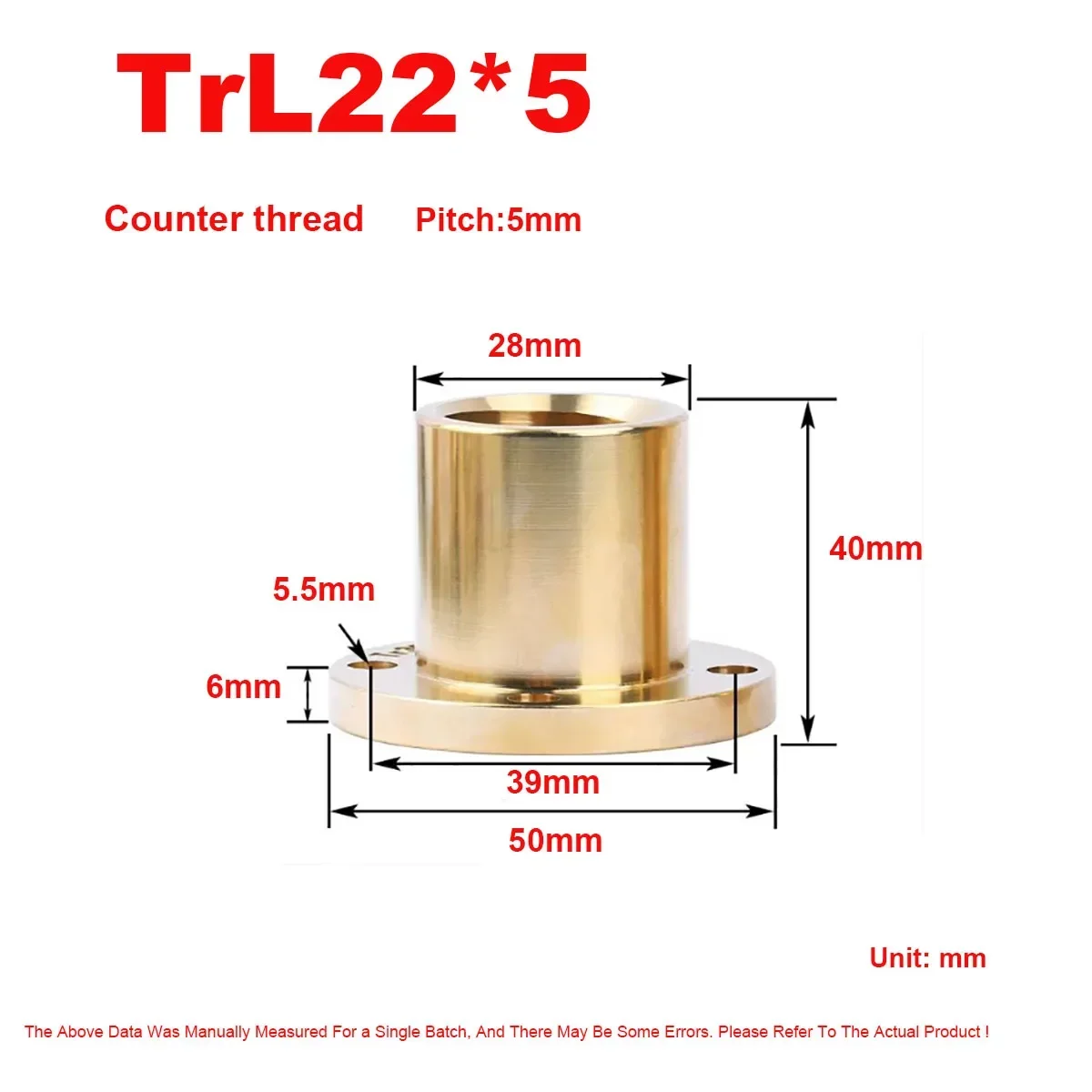 Variant: TrL22X5  1pcs