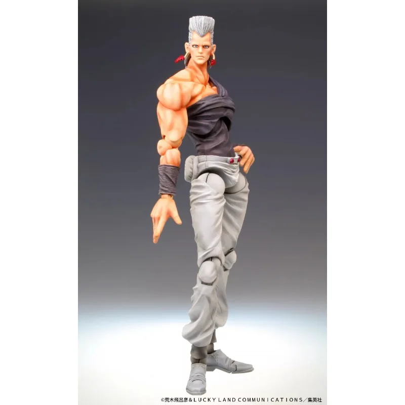 Original Genuine MEDICOS-E JEAN PIERRE POLNAREFF Soul Anubis 16cm Authentic Collection Model Animation Character Action Toy