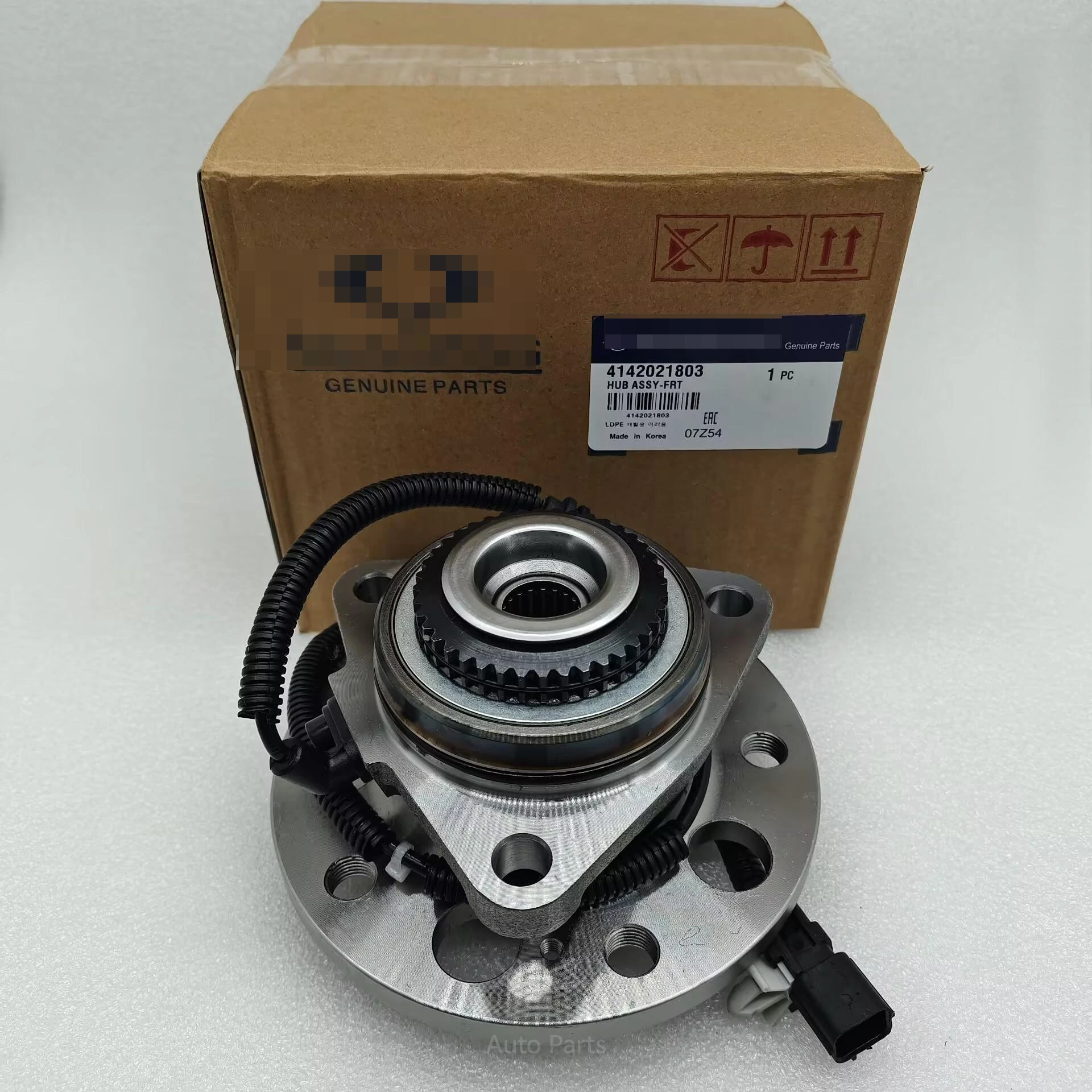 

Hub Assy -Front with wheel speed Sensor Square Plug For Ssangyong Rodius/Stavic II 2013-2019# 4142021803