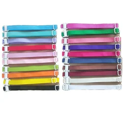 100Pcs/Lot  Dog Ties Collars Pet Dog Neckties Adjustable Ribbon Bowties Collars Accessories Pet Supplies 20-40CM*1CM