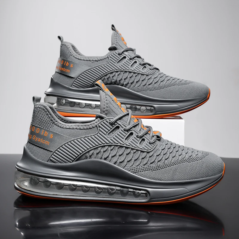 

Men's new sports shoes four season fashion casual thick sole light anti slip breathable wear-resistant running casual sneakers