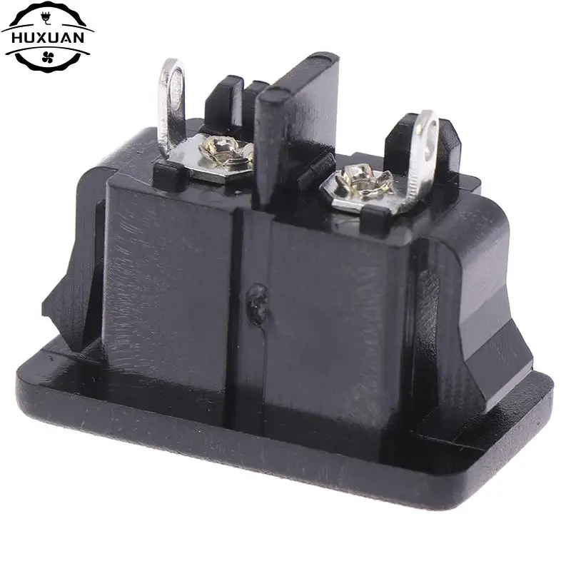 5pcs AC250V 2.5A 5pcs 2Pin IEC 320 C8 Screw Mount Inlet Plug Socket