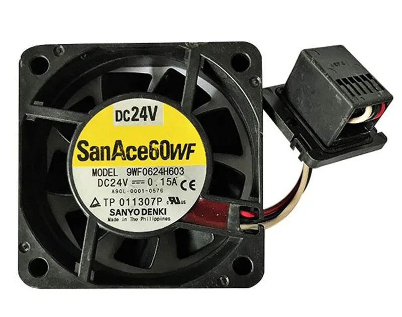 Ventilador de refrigeração FANUC, 24V, 0.15A, 2408VL-S5W-B79, 9WF0624H603, A90L-0001-0576, Novo