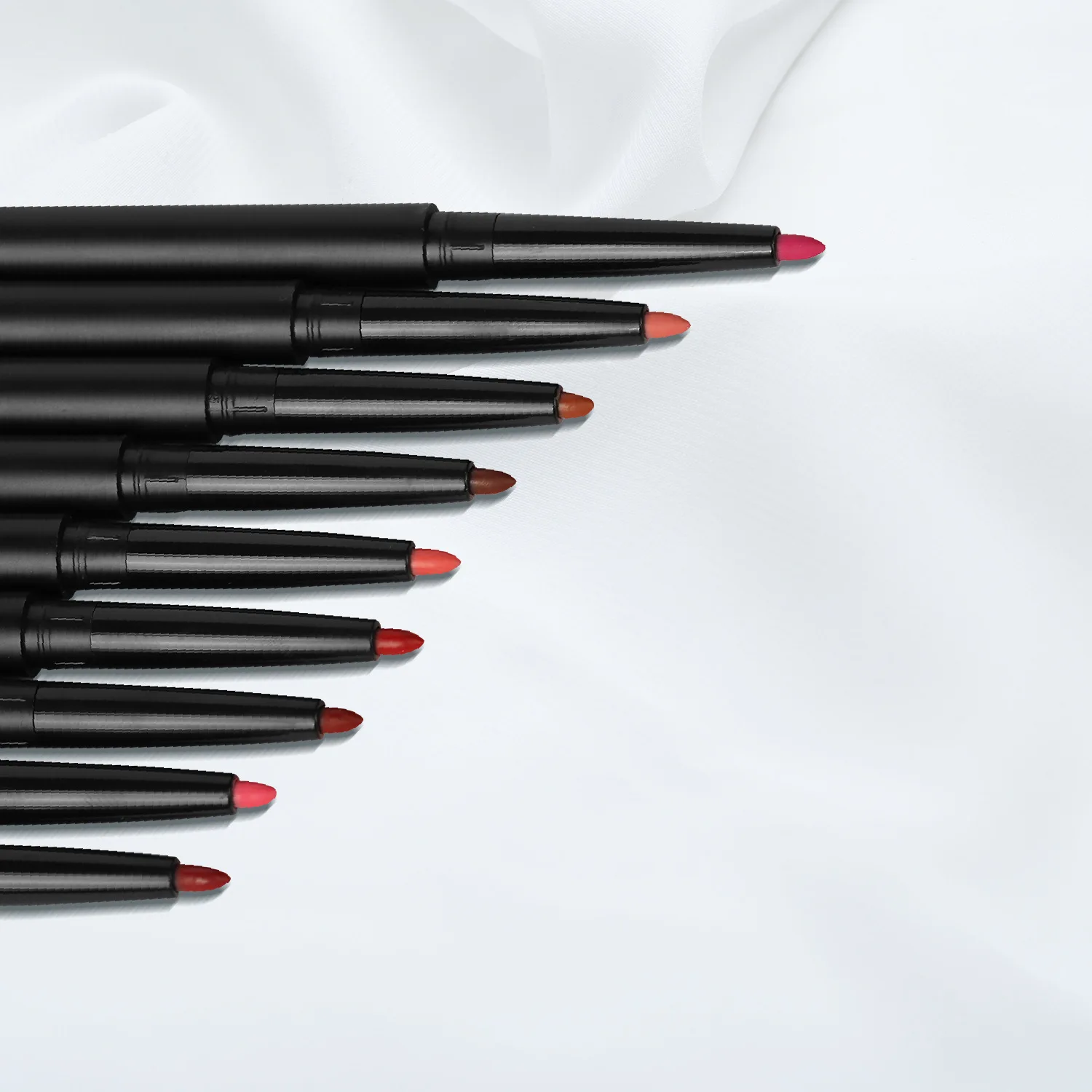 No Logo Matte Lip Liner Lipstick Pen Long Lasting Non-stick Cup Waterproof Smooth Soft Velvet Lipliner Pencil