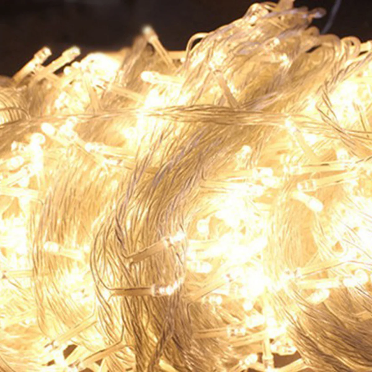 

10m LED String Lights Waterproof Copper Wire Rope Lights 100-LED Warm White Light Energy Saving Outdoor Garden Patio Home